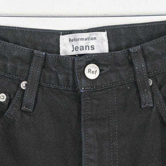 Reformation Black High Rise Jeans - Picture 3 of 10